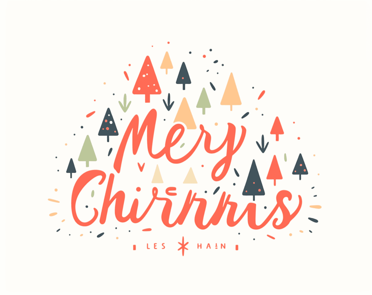 Christmas Letter Sprint original repeating artwork