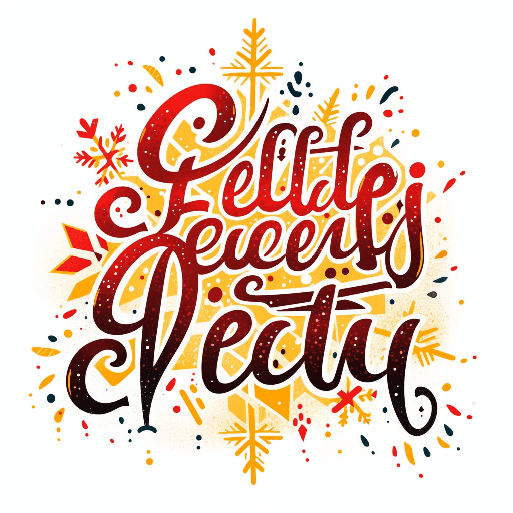 Christmas Design Bold original repeating artwork
