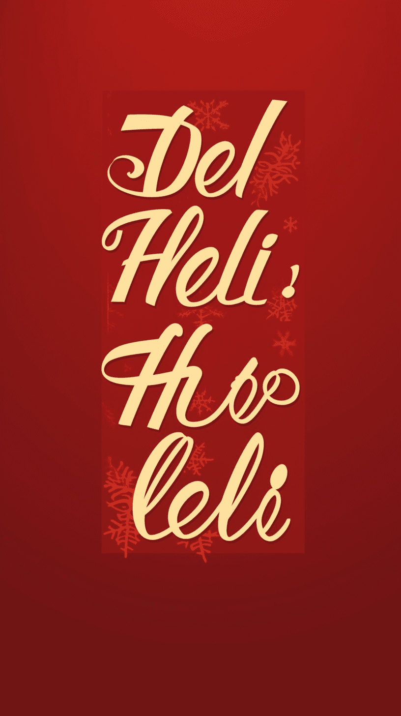 Christmas Letter Glow original repeating artwork