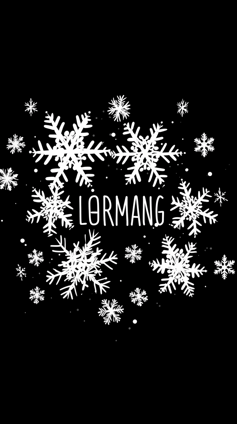 Christmas Snowflake Party original repeating artwork