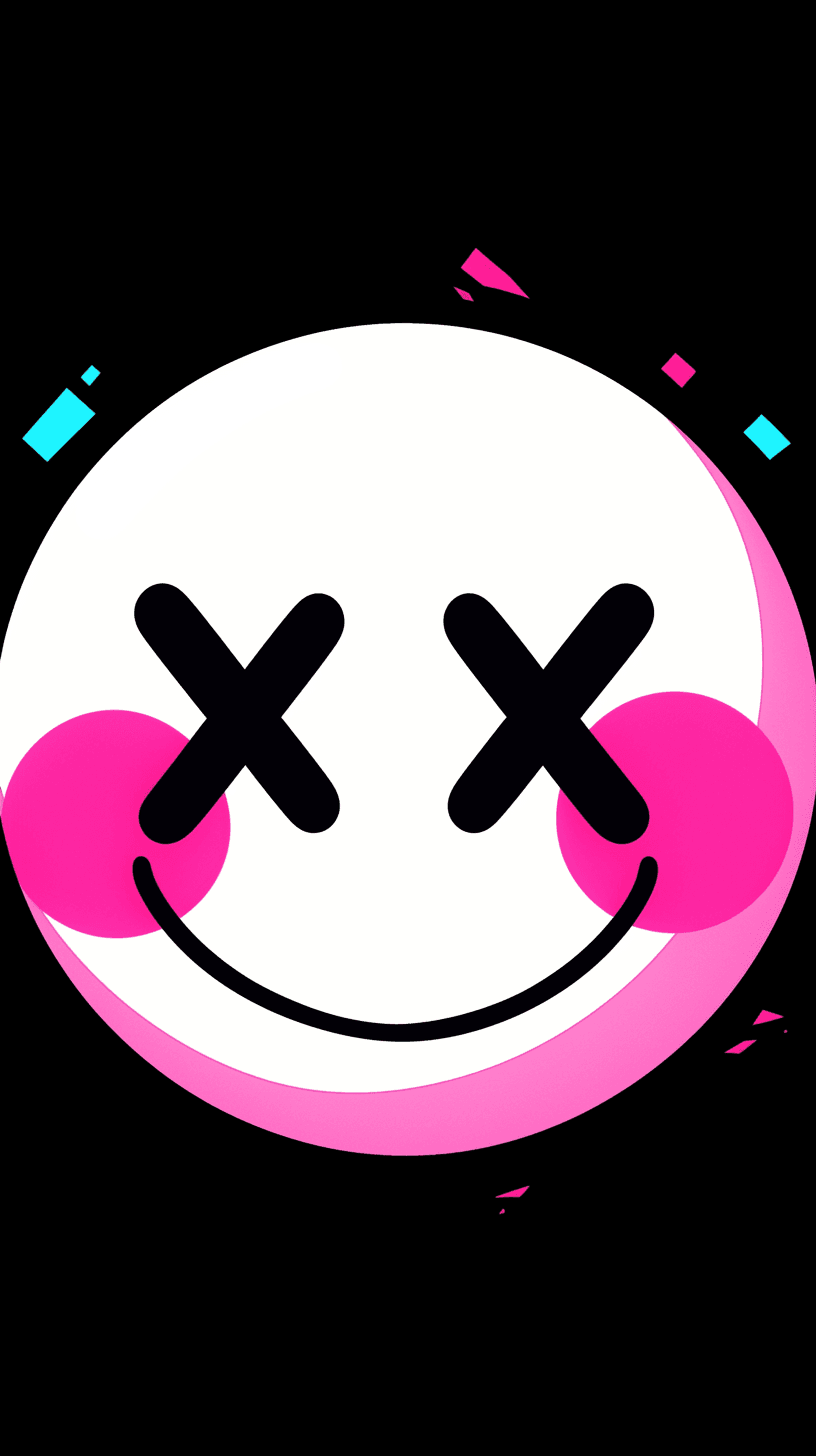 Fun Emoji Street original repeating artwork