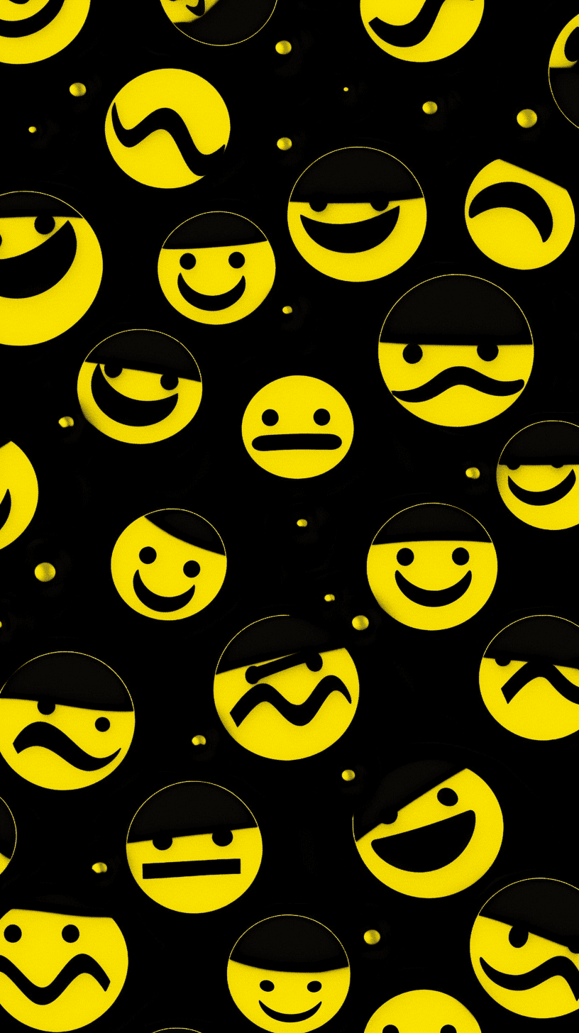 Fun Emoji Harbor original repeating artwork