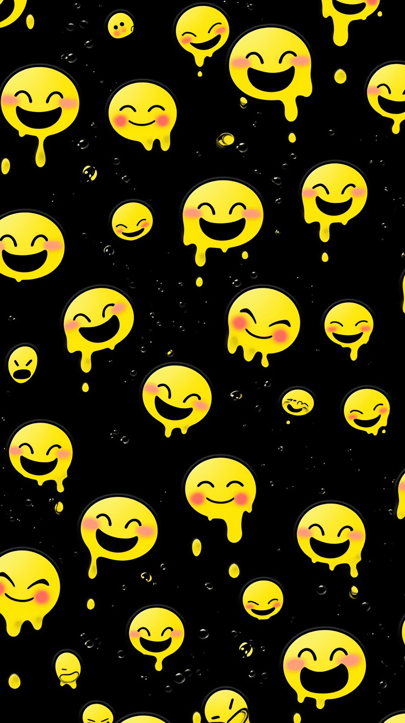 Fun Emoji South original repeating artwork