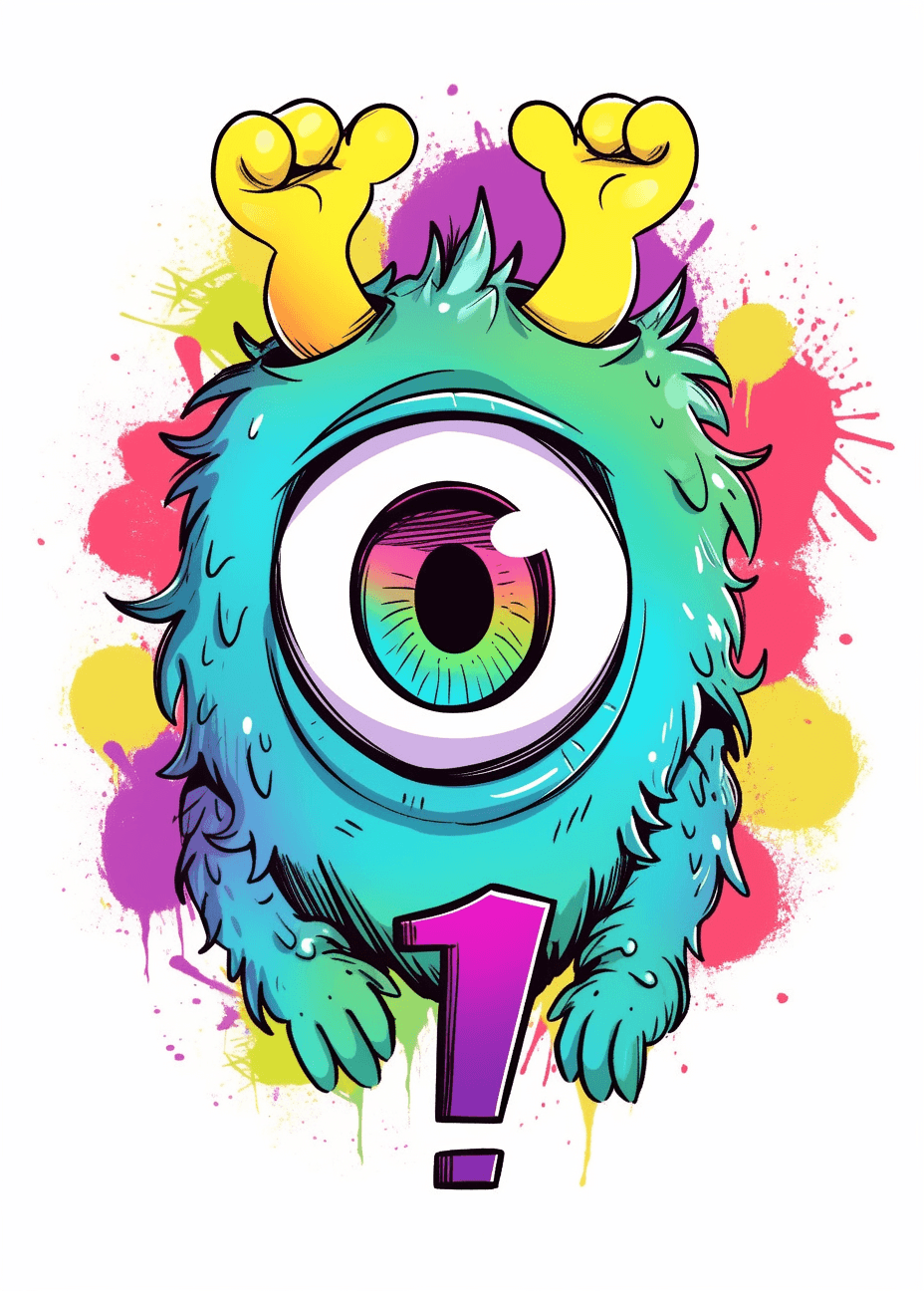 Quirky Eye Carnival original repeating artwork