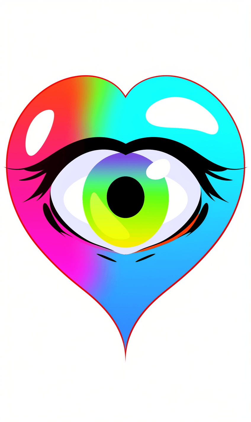 Quirky Eye Tribe original repeating artwork