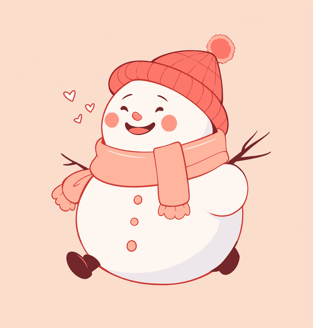 Christmas Snowman 004 original repeating artwork