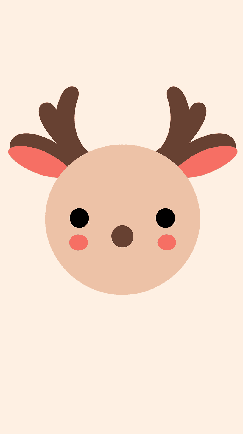 Christmas Reindeer Session original repeating artwork