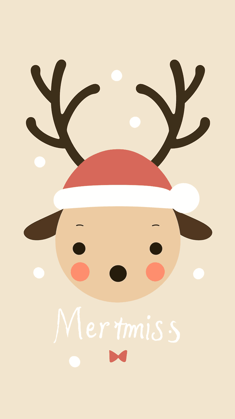 Christmas Reindeer Bop original repeating artwork