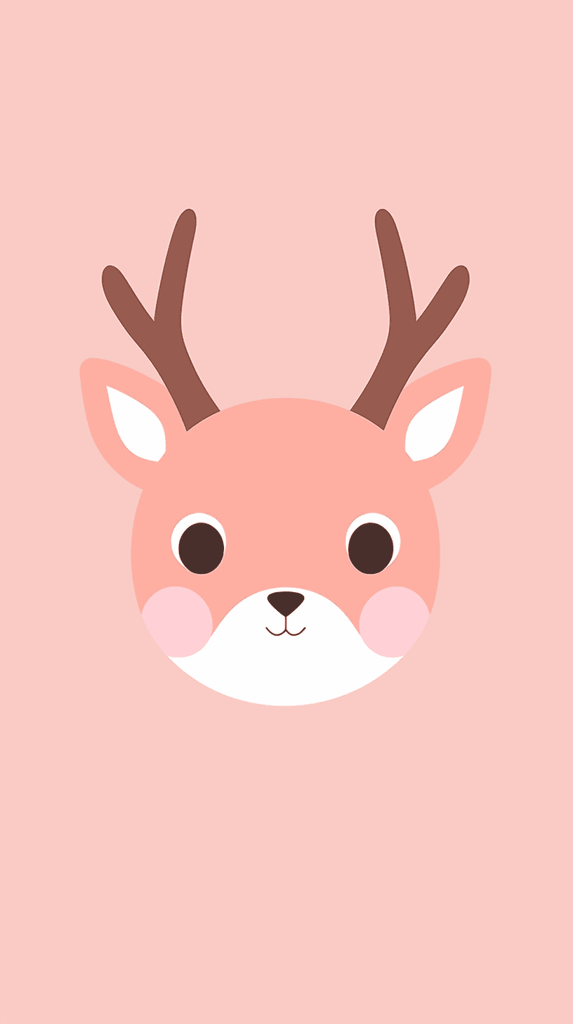 Christmas Reindeer Slide original repeating artwork