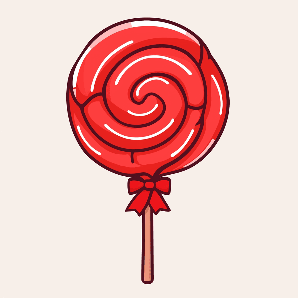 Christmas Lollipop Squad original repeating artwork