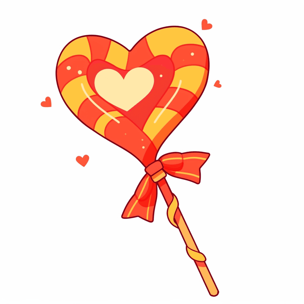 Christmas Lollipop original repeating artwork