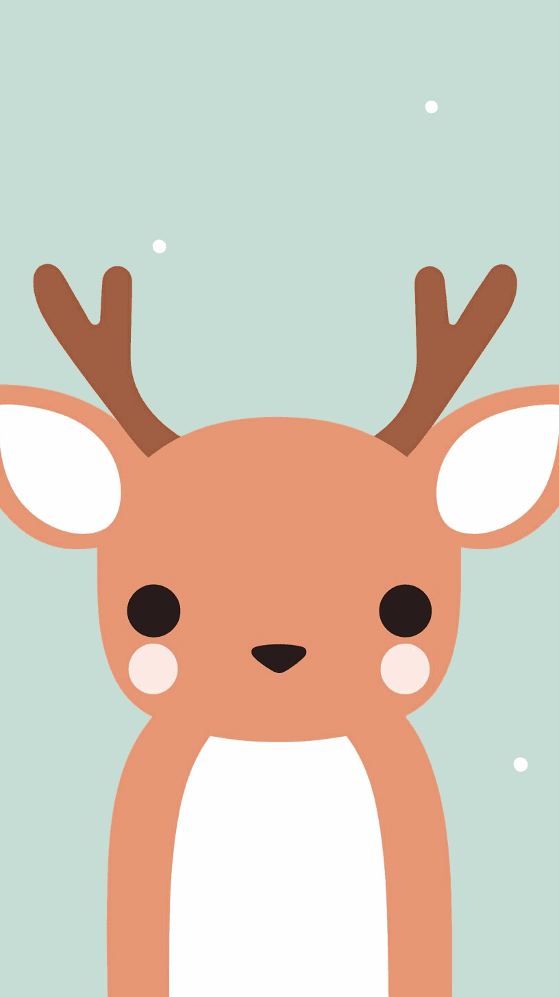 Christmas Reindeer Beats original repeating artwork