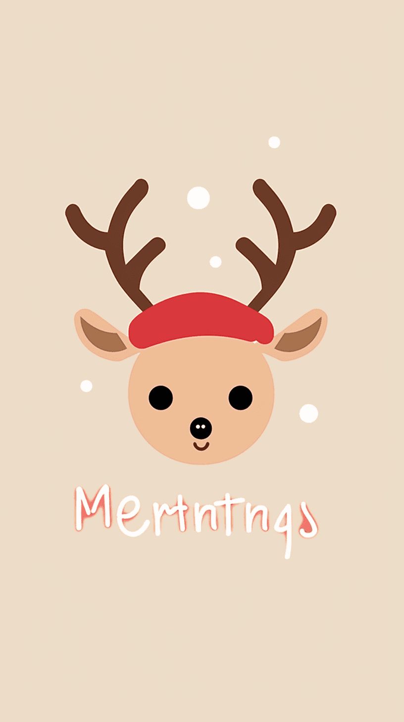 Christmas Reindeer Groove original repeating artwork