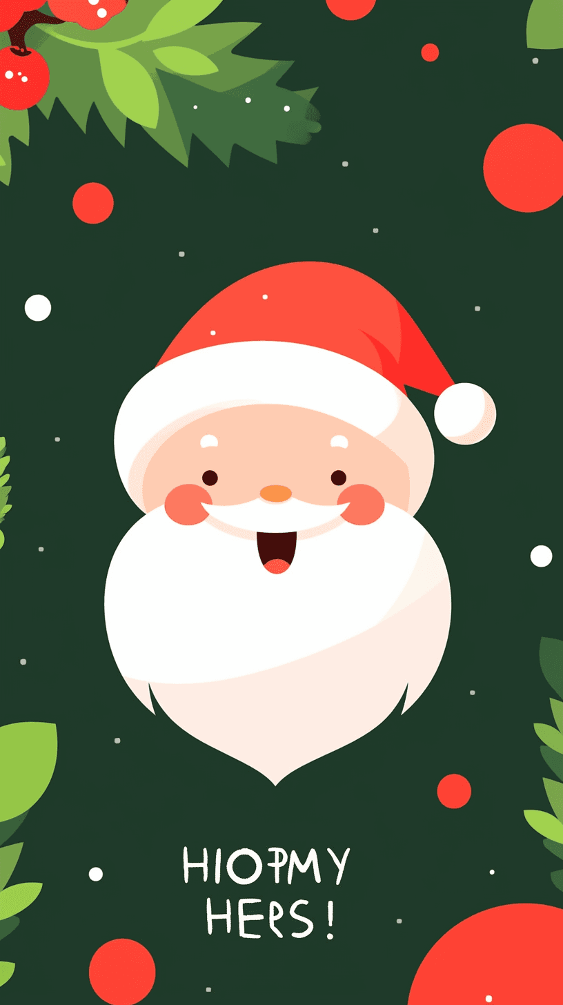 Christmas Santa 005 original repeating artwork