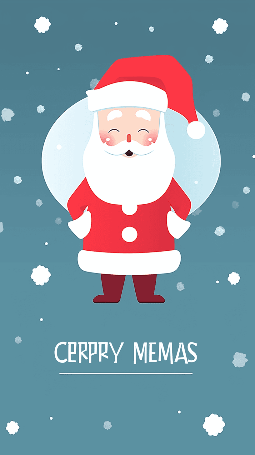 Christmas Santa 004 original repeating artwork