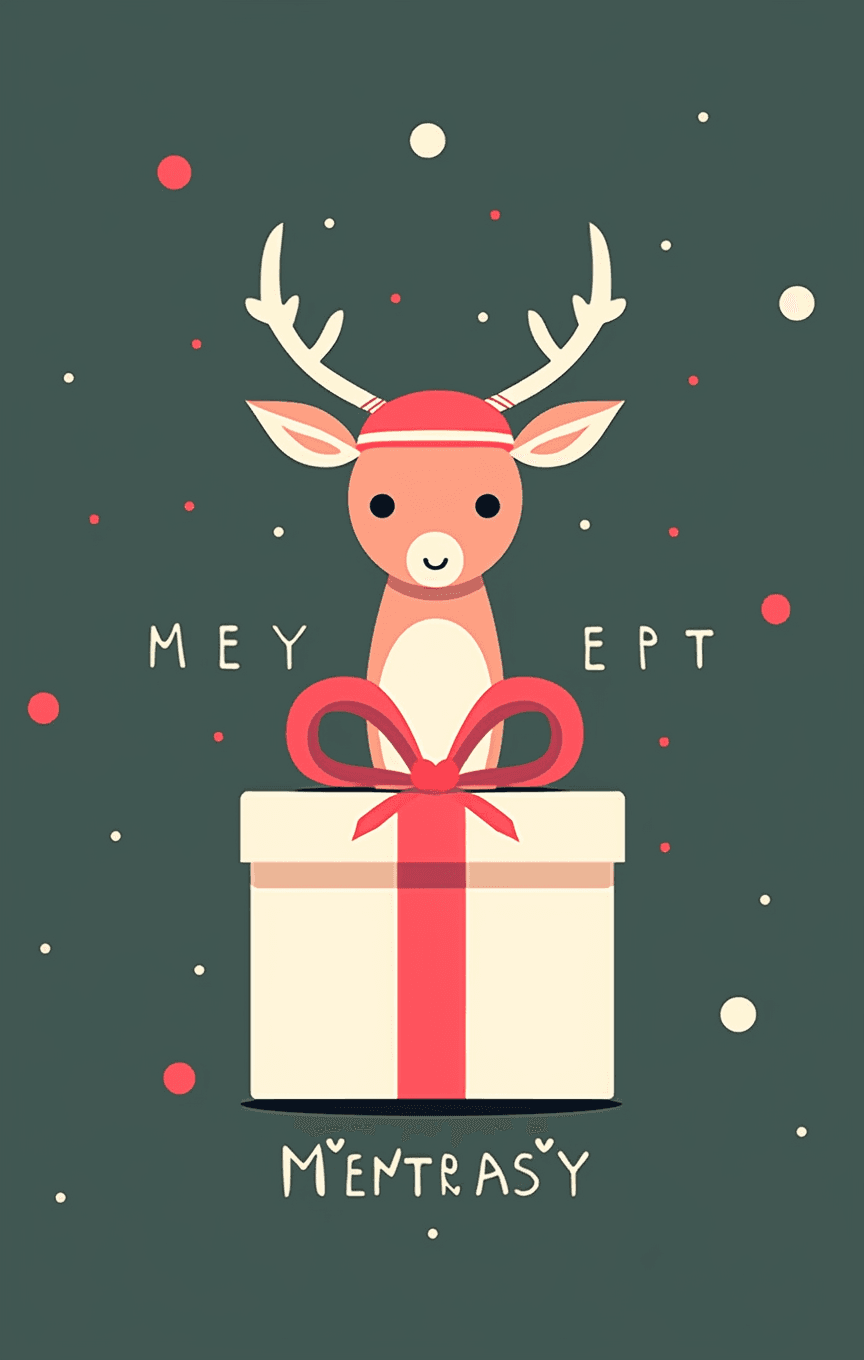 Christmas Reindeer 009 original repeating artwork