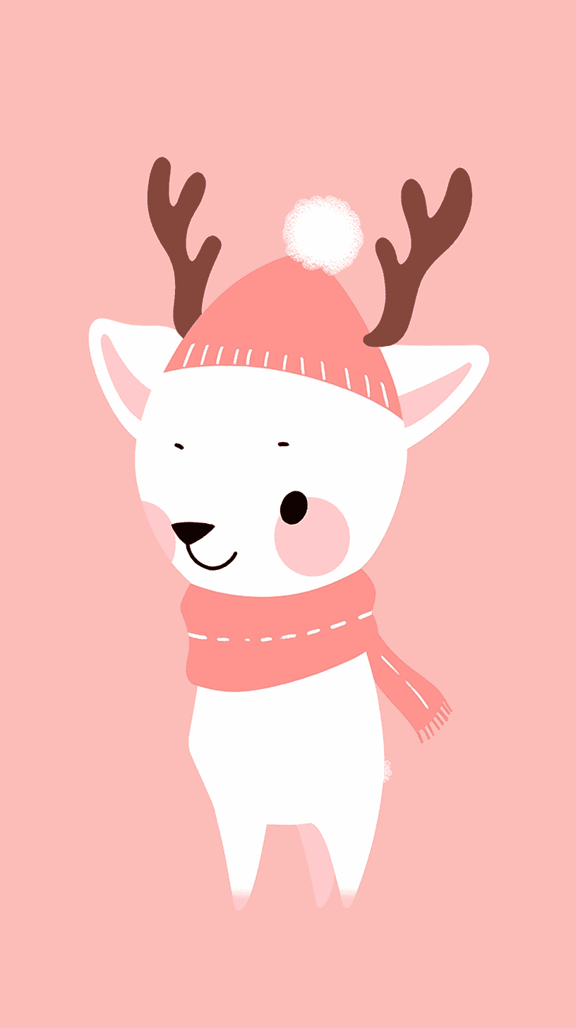 Christmas Reindeer Zip original repeating artwork