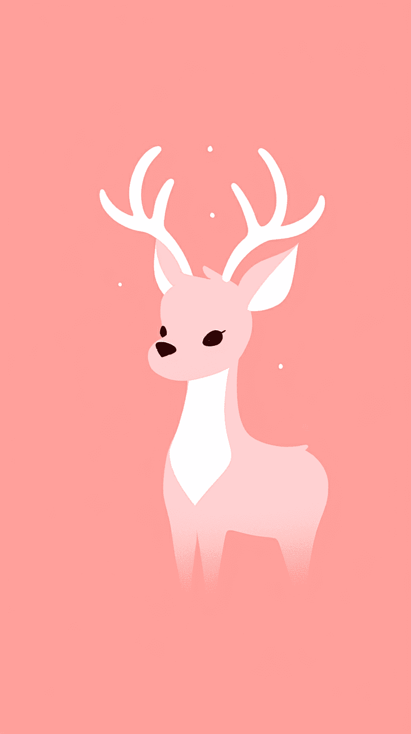 Christmas Reindeer Fair original repeating artwork