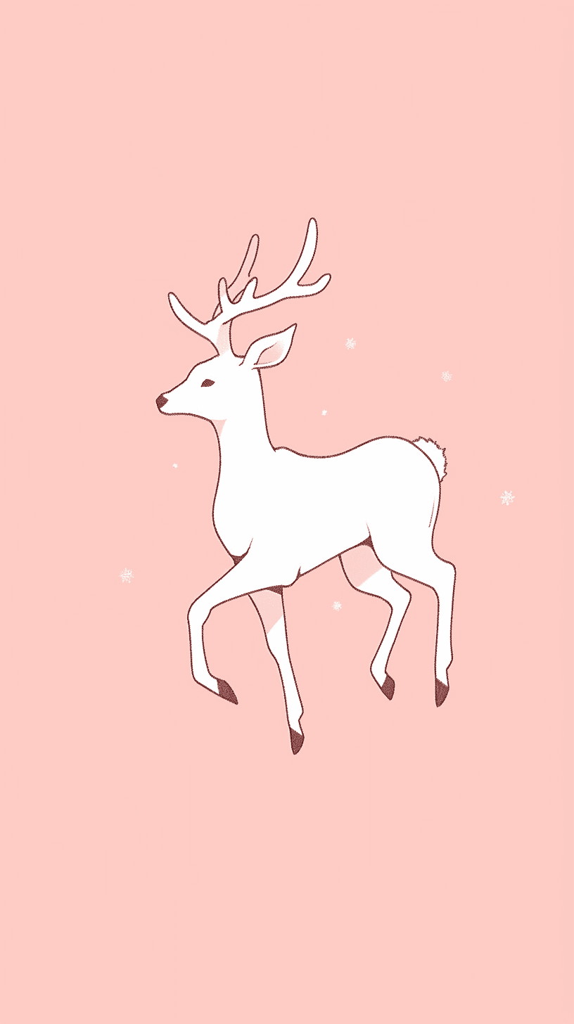 Christmas Reindeer Pop original repeating artwork