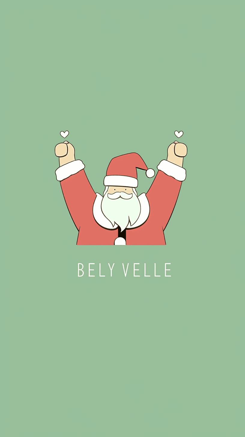 Christmas Santa Neon original repeating artwork