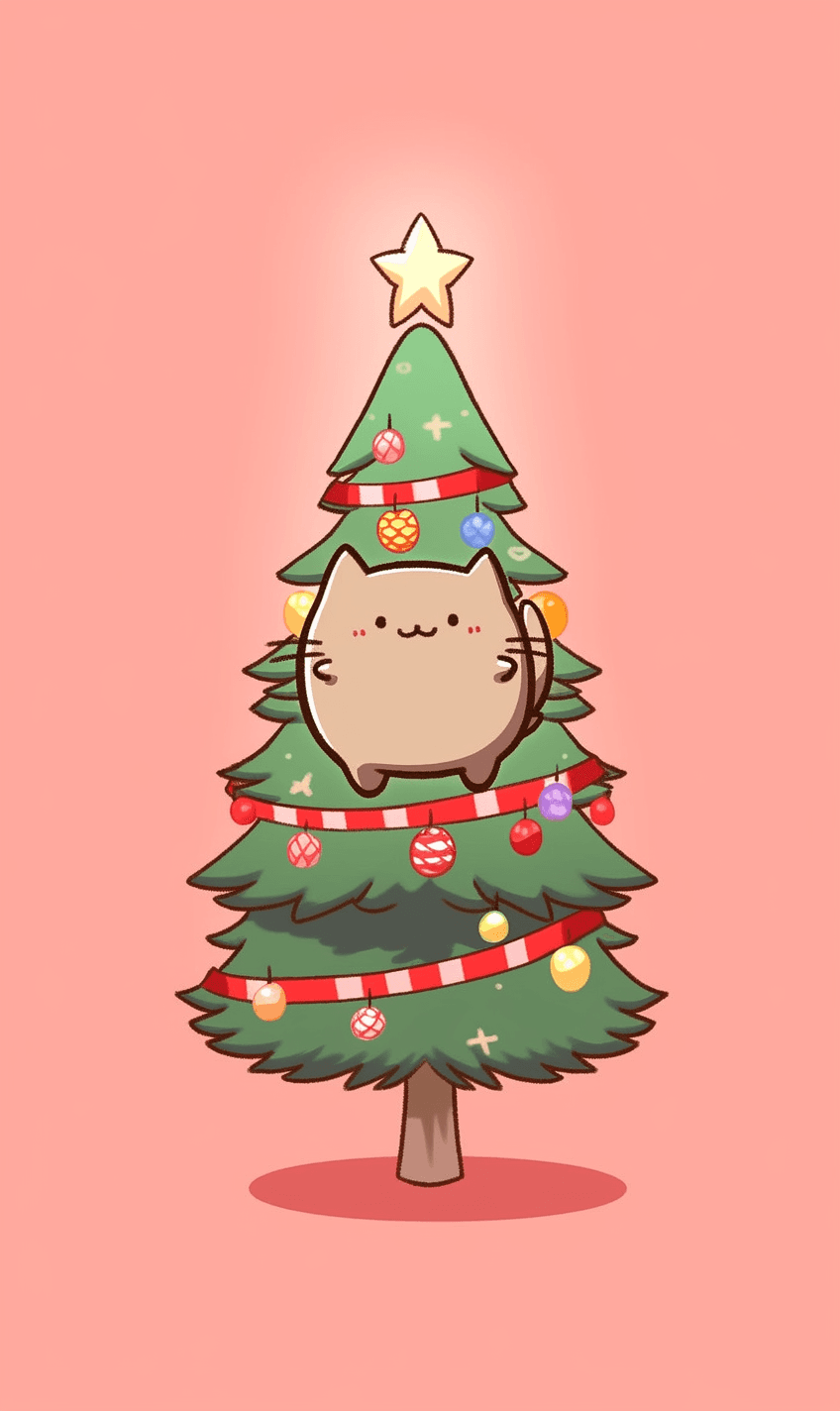 Christmas Christmas Tree 068 original repeating artwork
