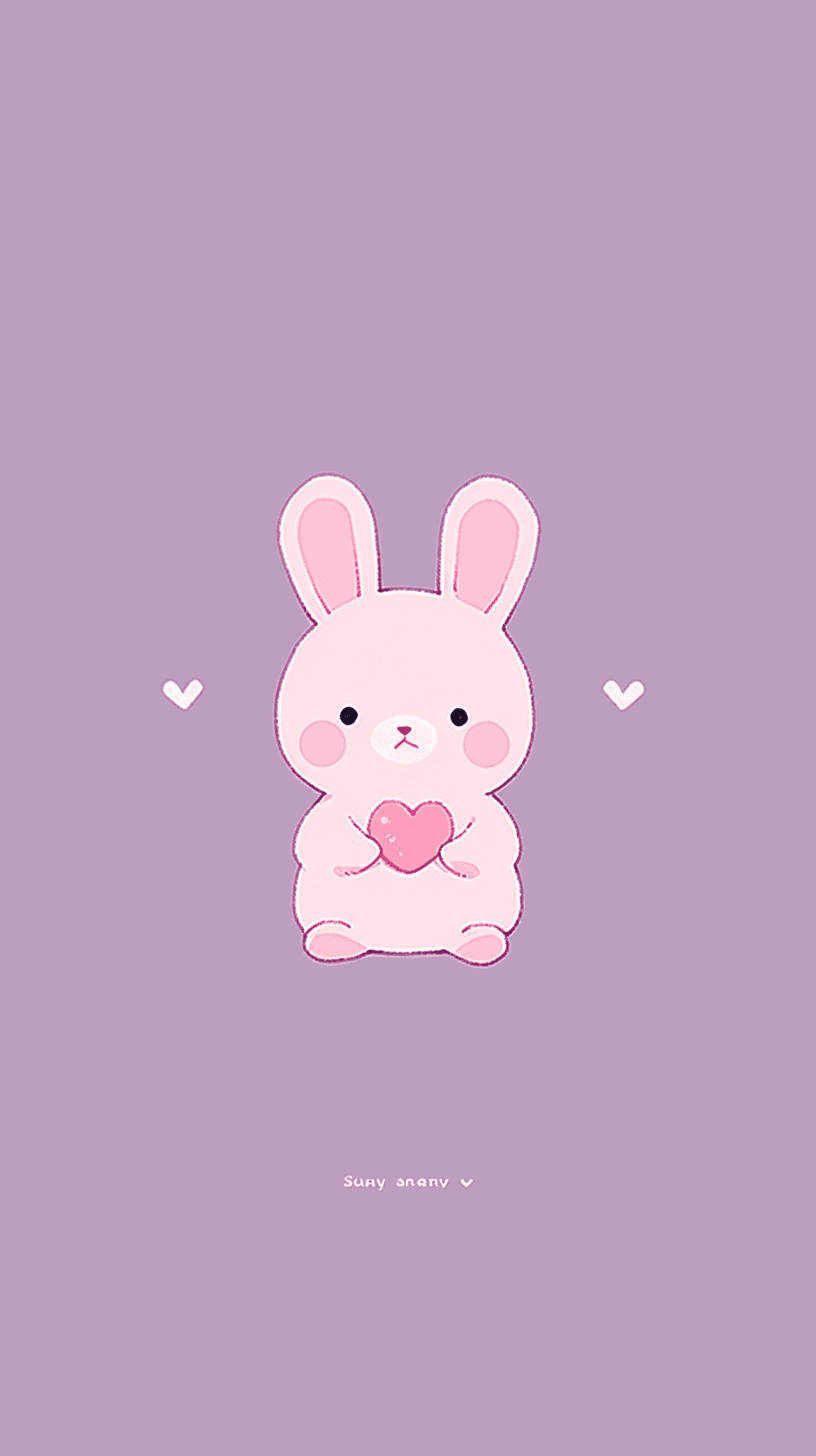 Cute Bunny Burst original repeating artwork