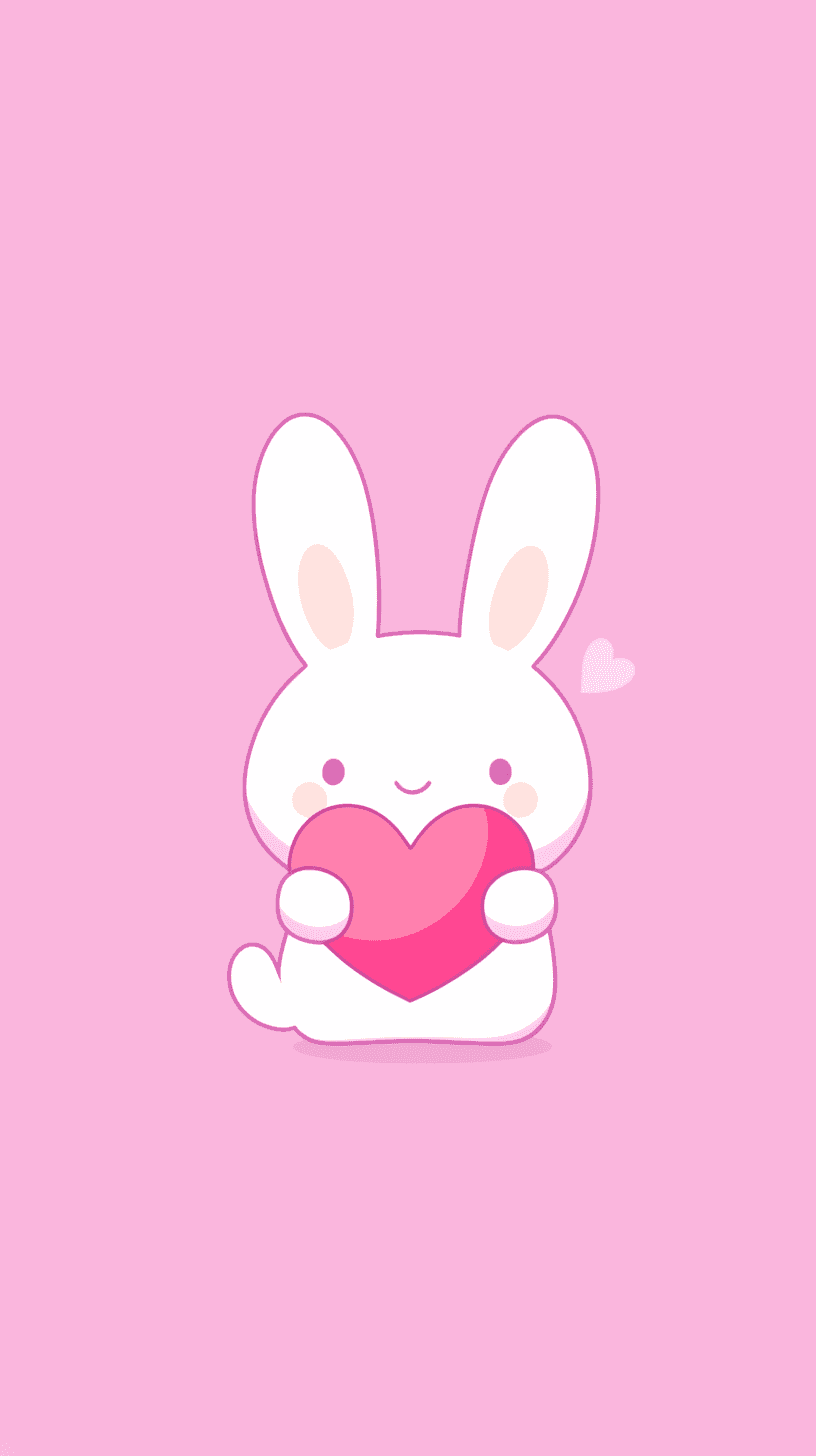 Cute Bunny Sunrise original repeating artwork