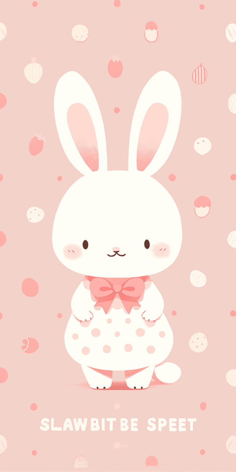 Cute Bunny Bold original repeating artwork