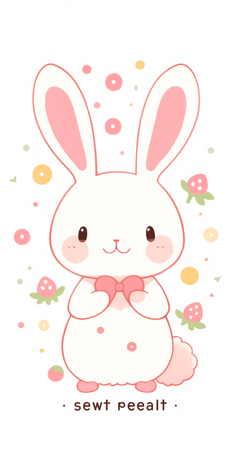 Cute Bunny Hue original repeating artwork