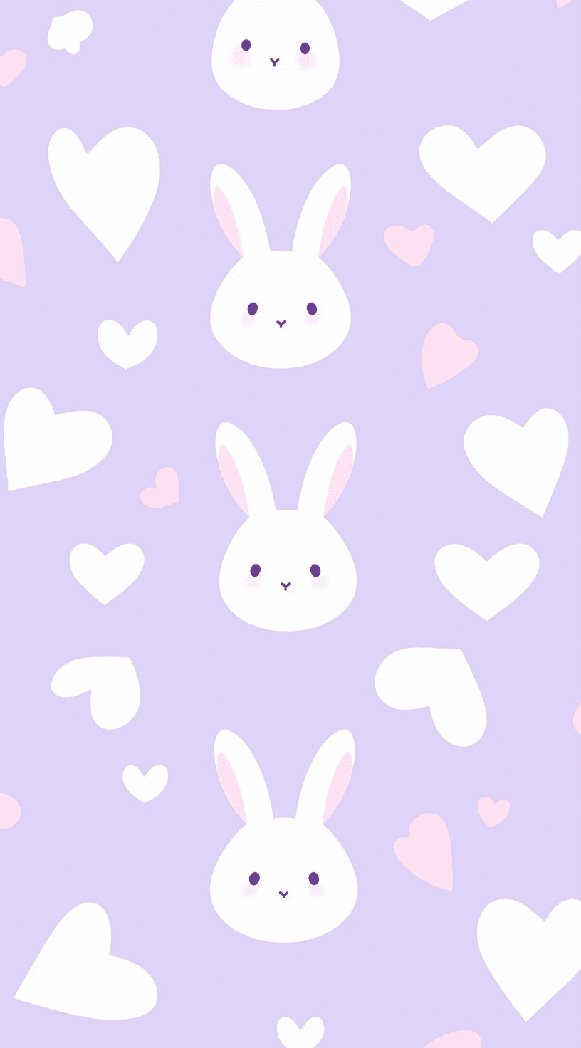 Cute Bunny Fizz original repeating artwork
