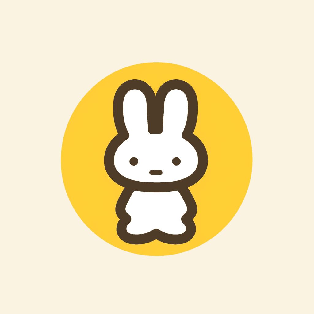 Cute Bunny Mono original repeating artwork