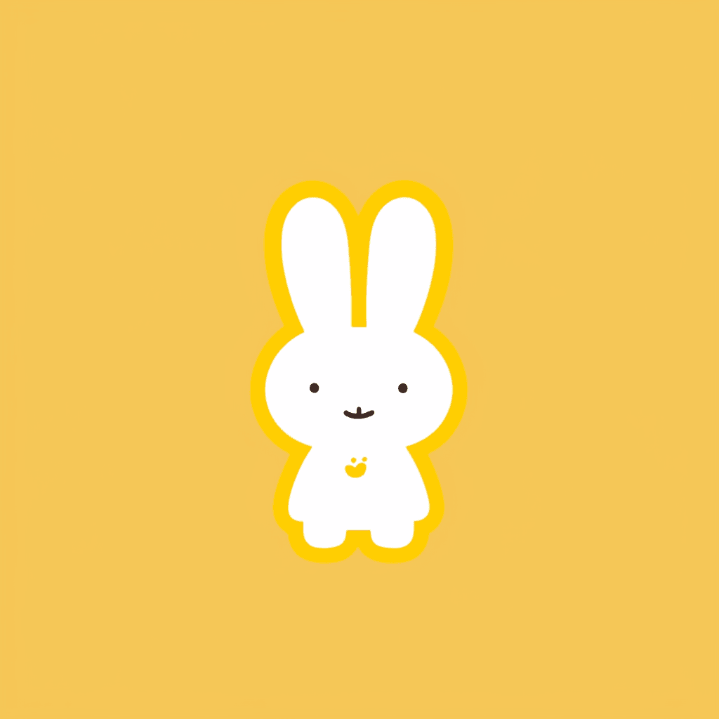 Cute Bunny Picnic original repeating artwork