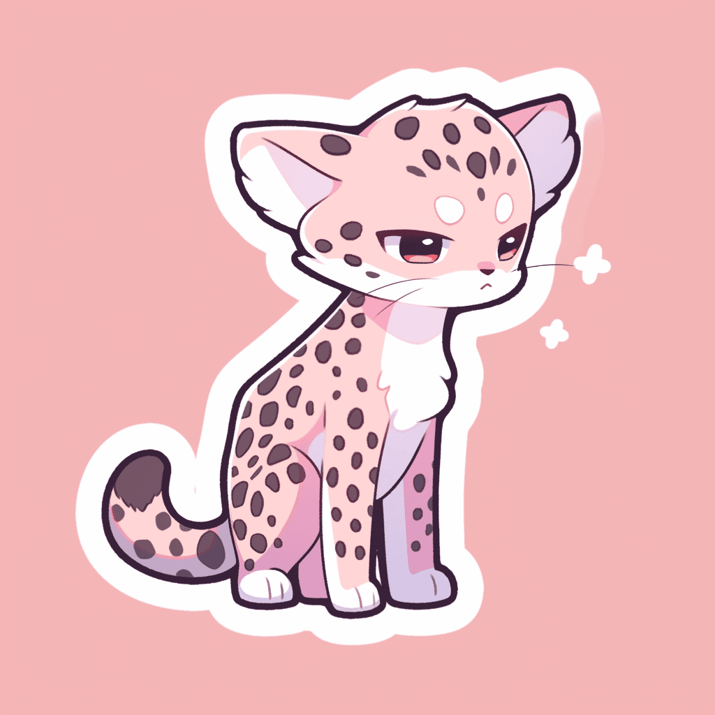Leopard Gleam original repeating artwork