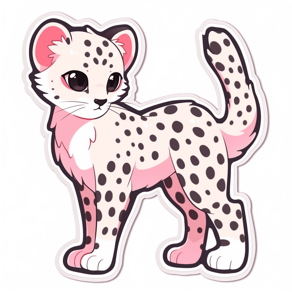 Leopard Dash original repeating artwork