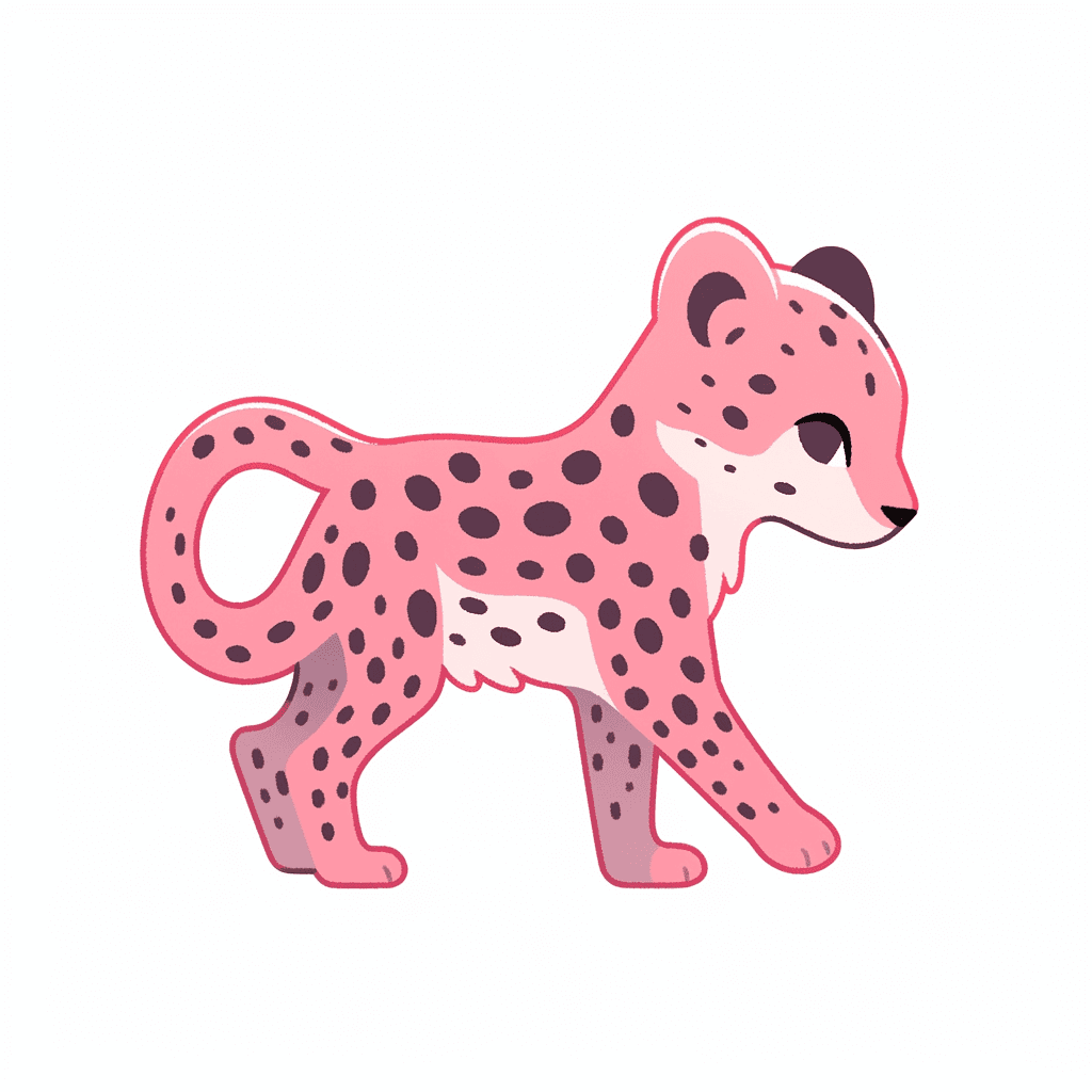 Leopard Echo original repeating artwork