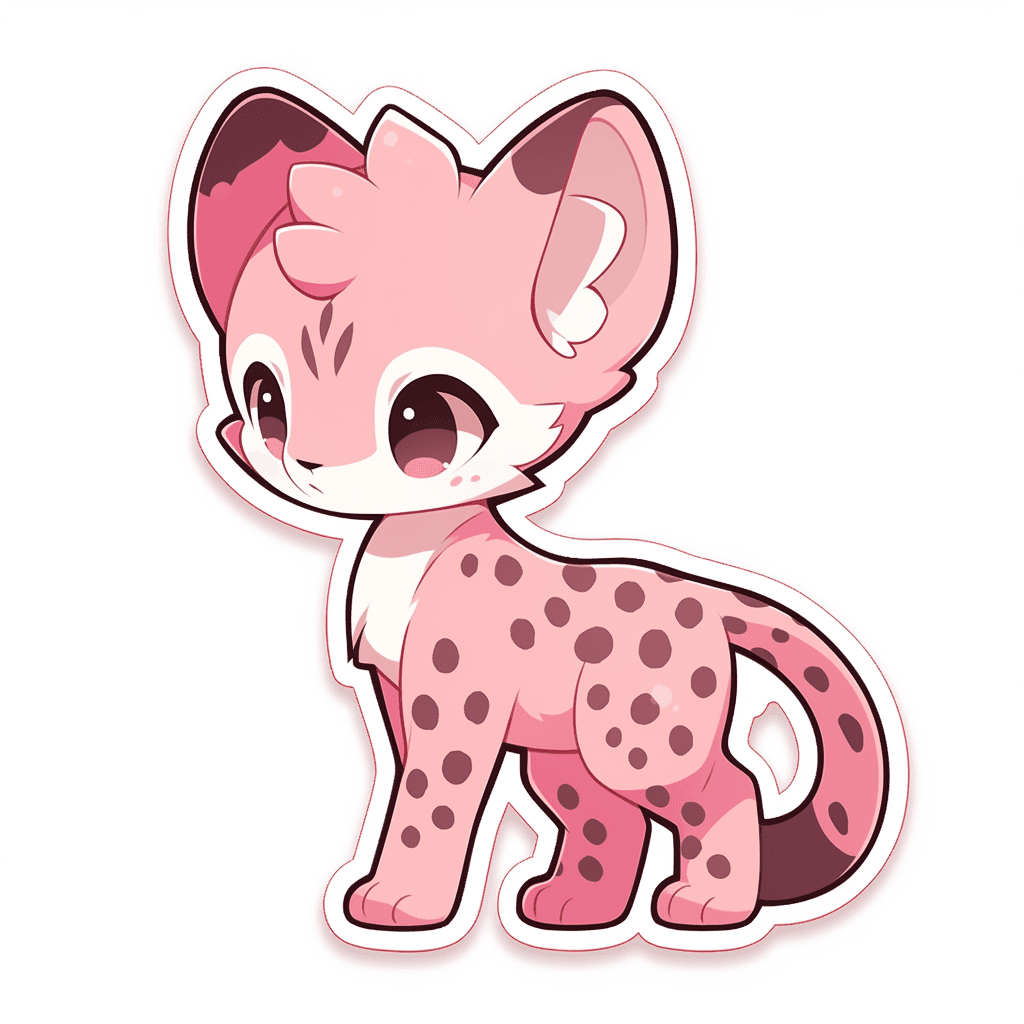 Leopard Duo original repeating artwork