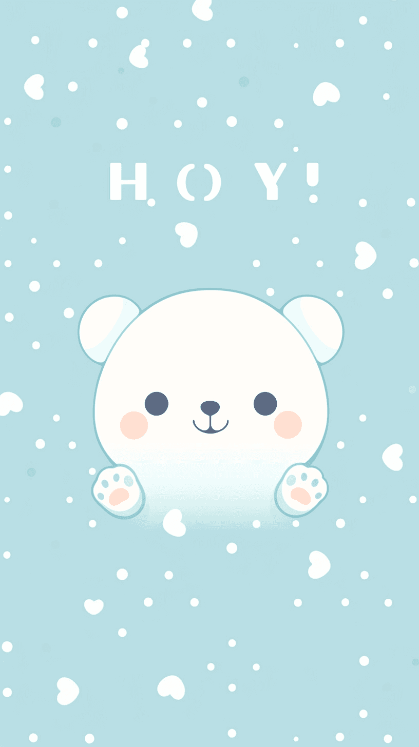 Cute Bear Road original repeating artwork