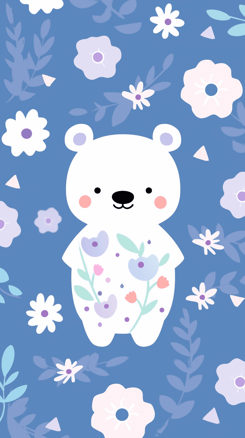Cute Bear Avenue original repeating artwork