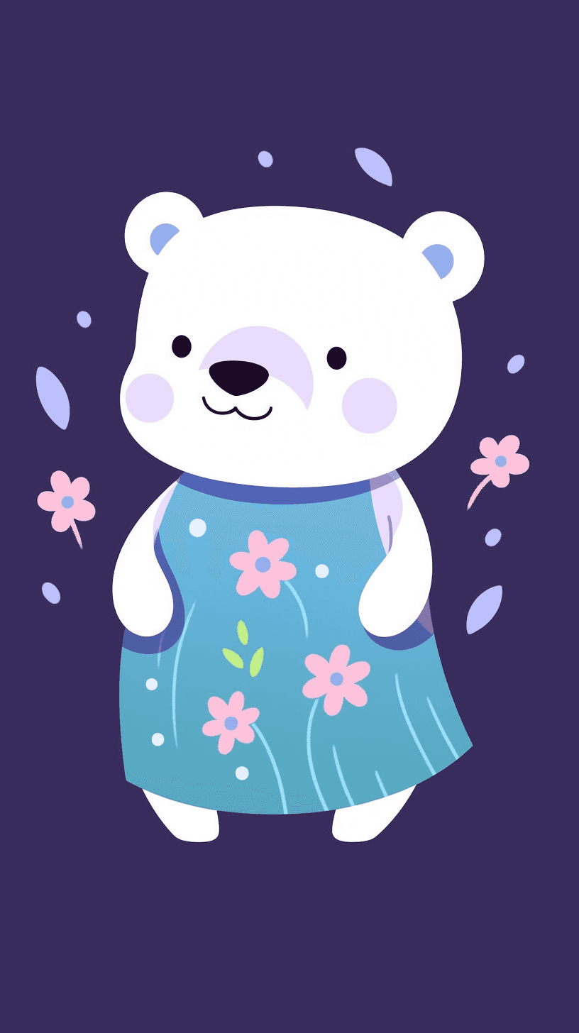 Cute Bear 078 original repeating artwork