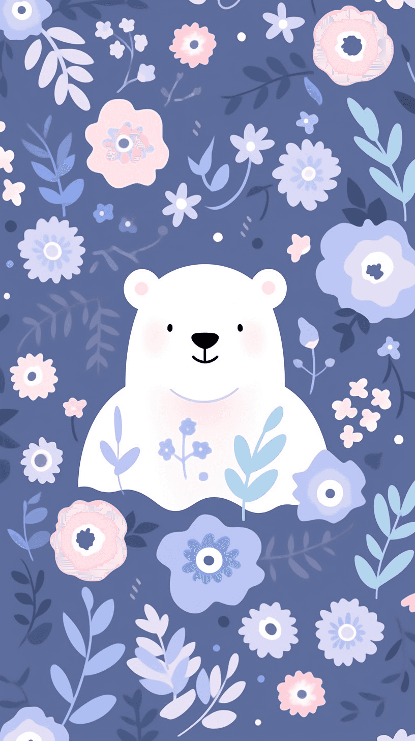 Cute Bear Mono original repeating artwork