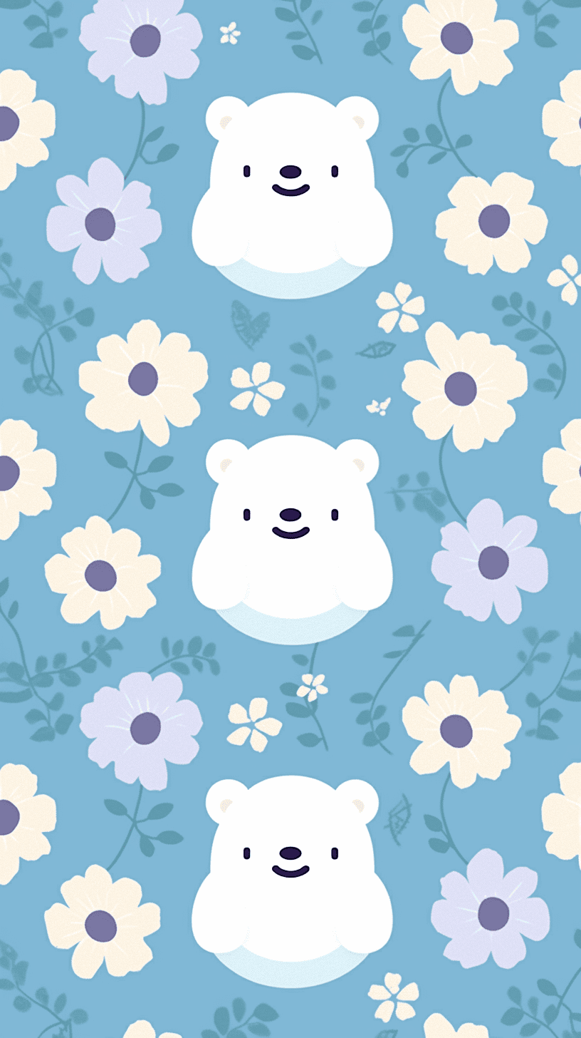 Cute Bear West original repeating artwork