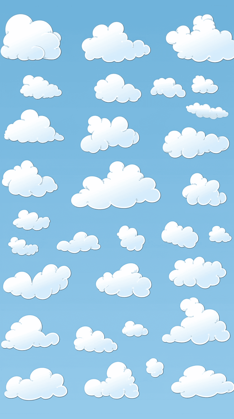 Cloud Play original repeating artwork