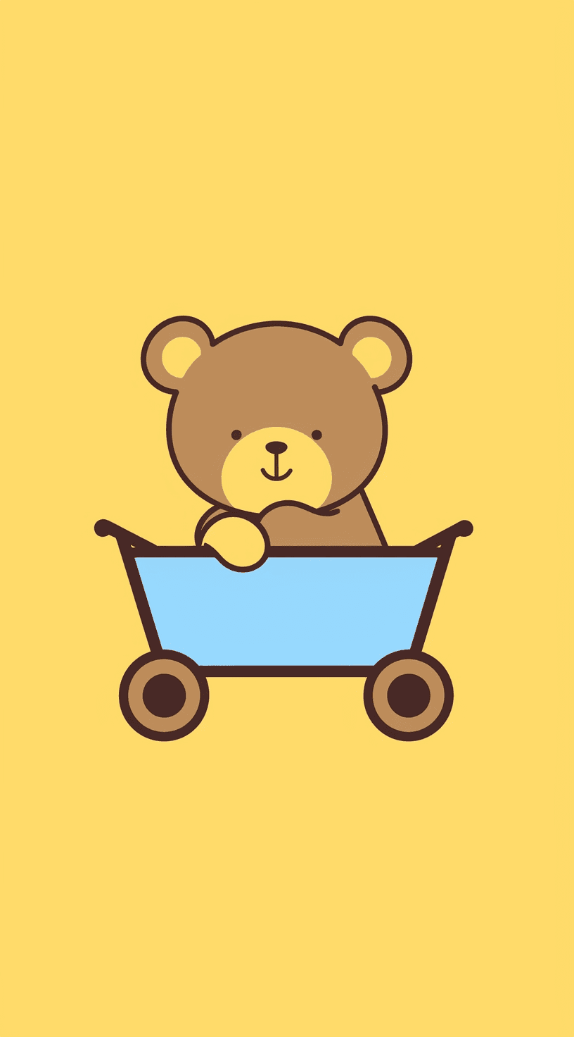 Cute Bear South original repeating artwork