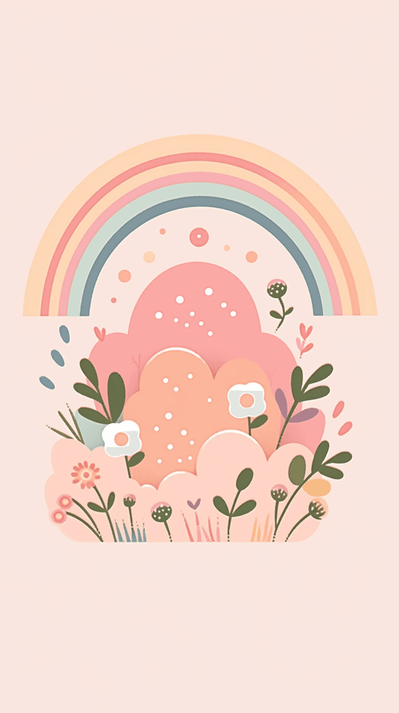 Rainbow 029 original repeating artwork
