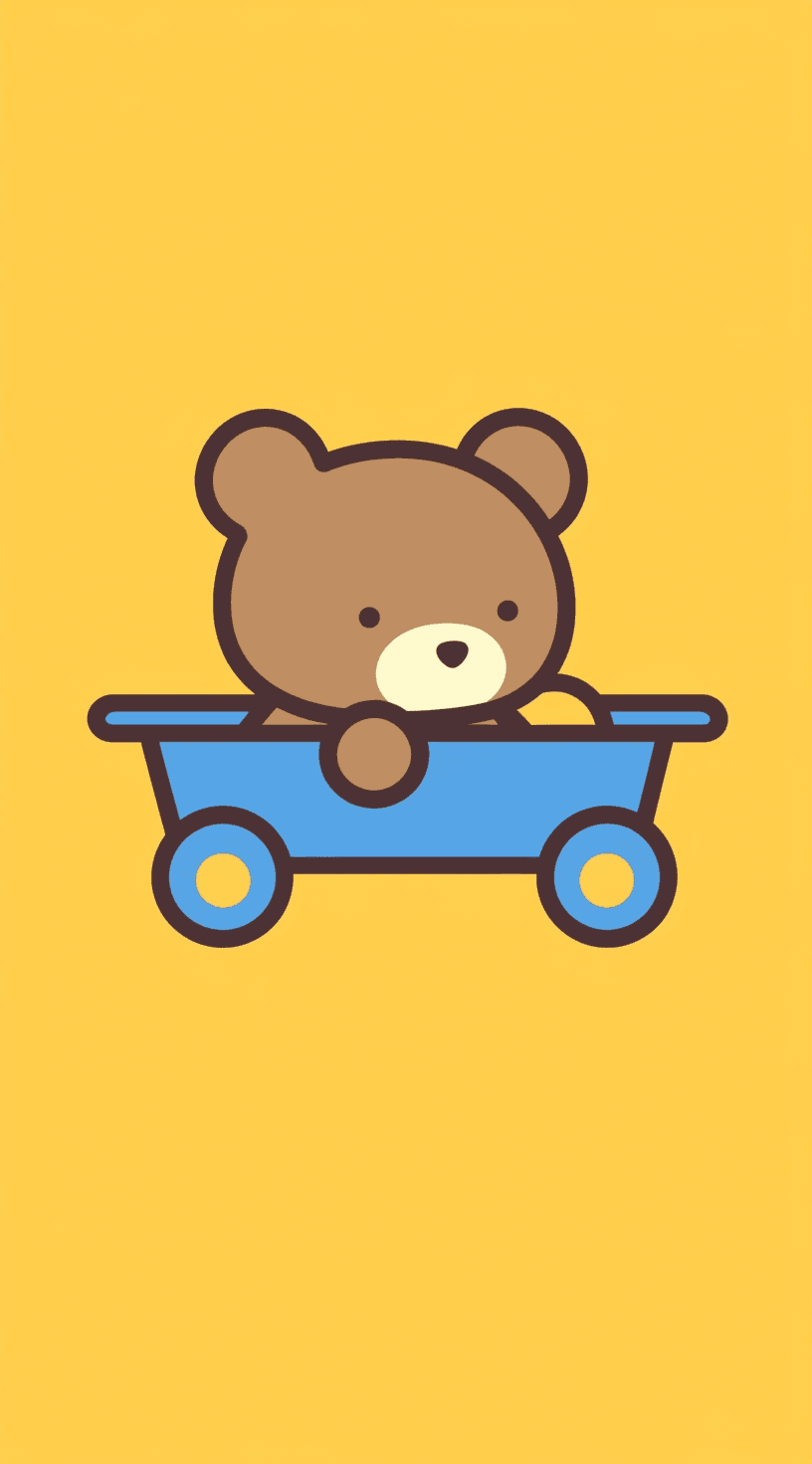 Cute Bear 027 original repeating artwork
