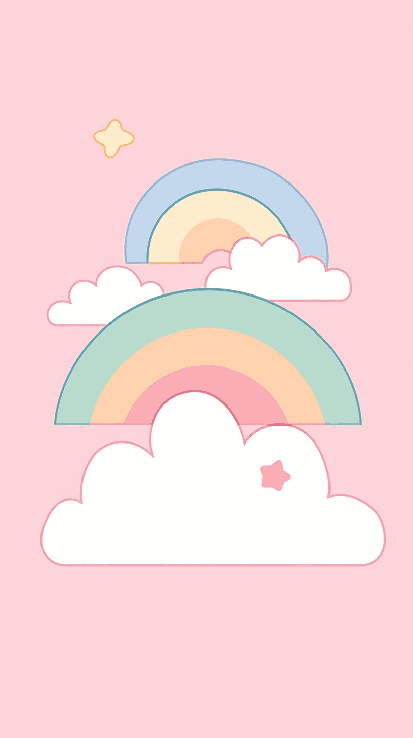Rainbow Party original repeating artwork