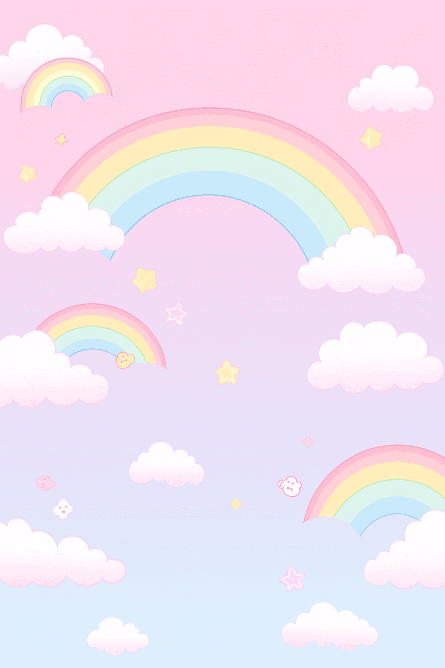 Rainbow 023 original repeating artwork