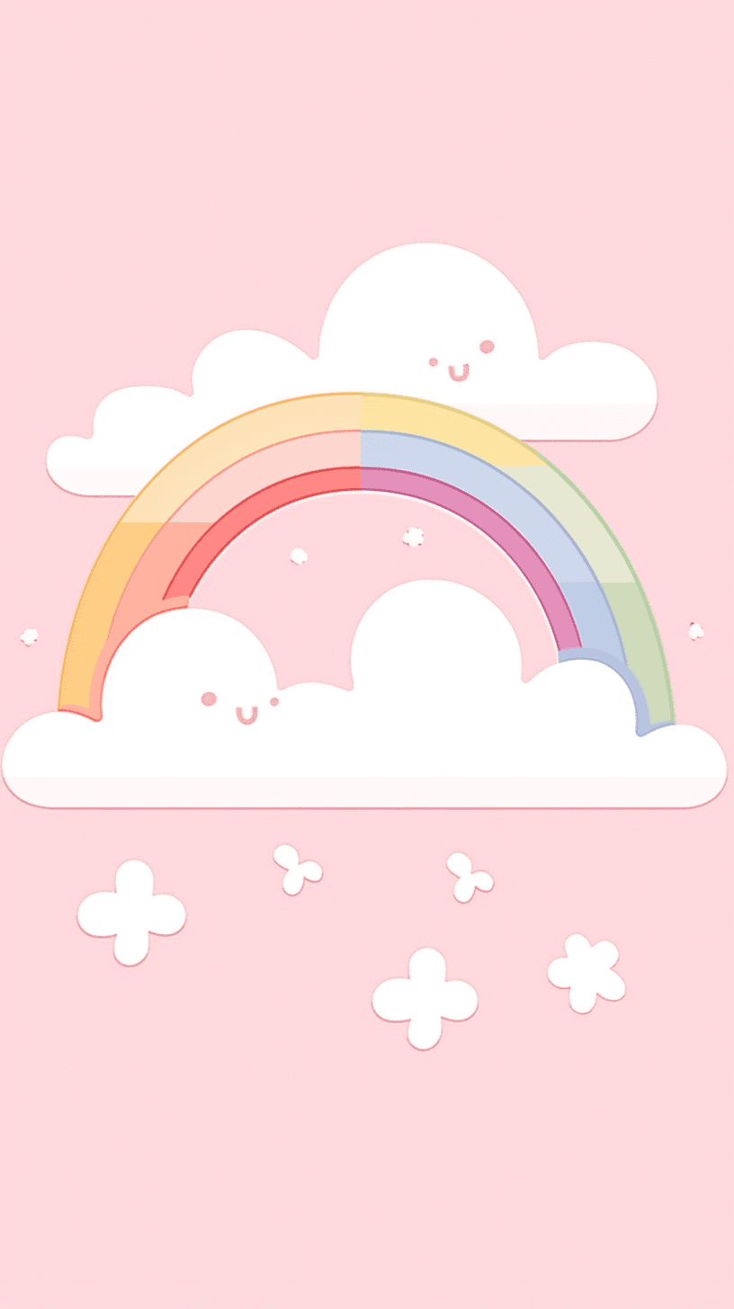 Rainbow Show original repeating artwork