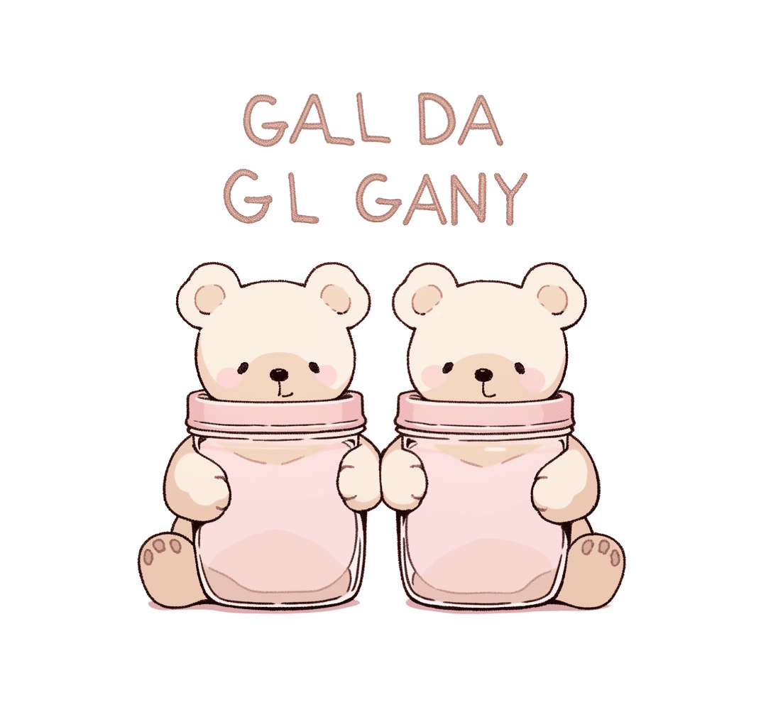 Cute Bear Flip original repeating artwork