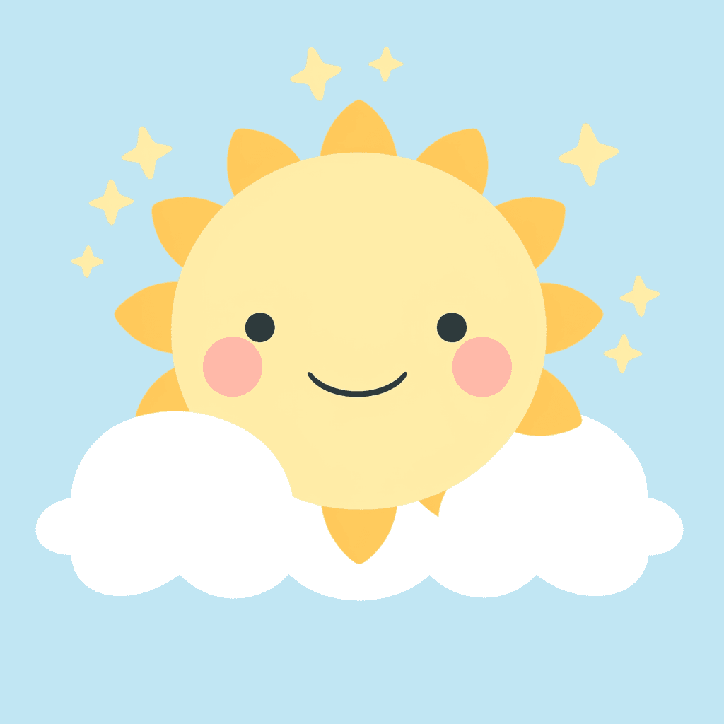 Sun Picnic original repeating artwork